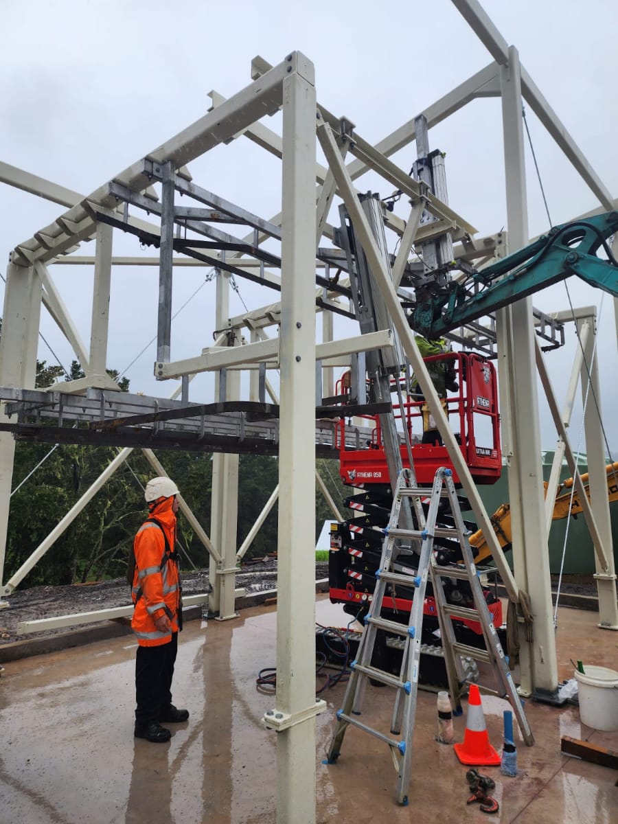 KATORA ABATTOIR NORTHLAND CHILLER ERECTION 2