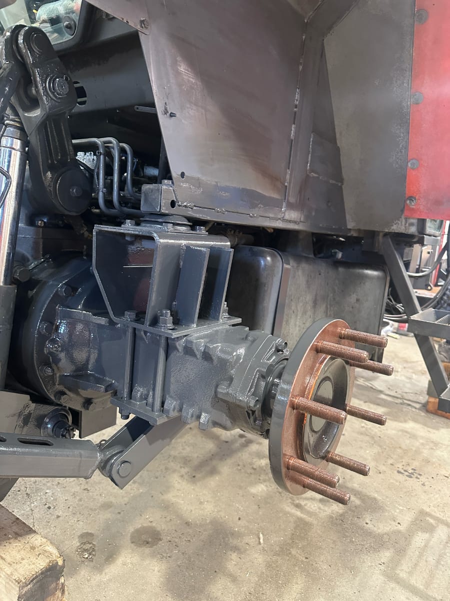 Beach Tractor Overhaul Underway by Our TEKAM Marine Team: MD; Brian and Engineer Roy