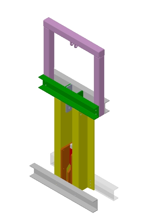 Beef Bleed Trolley Landing Hoist