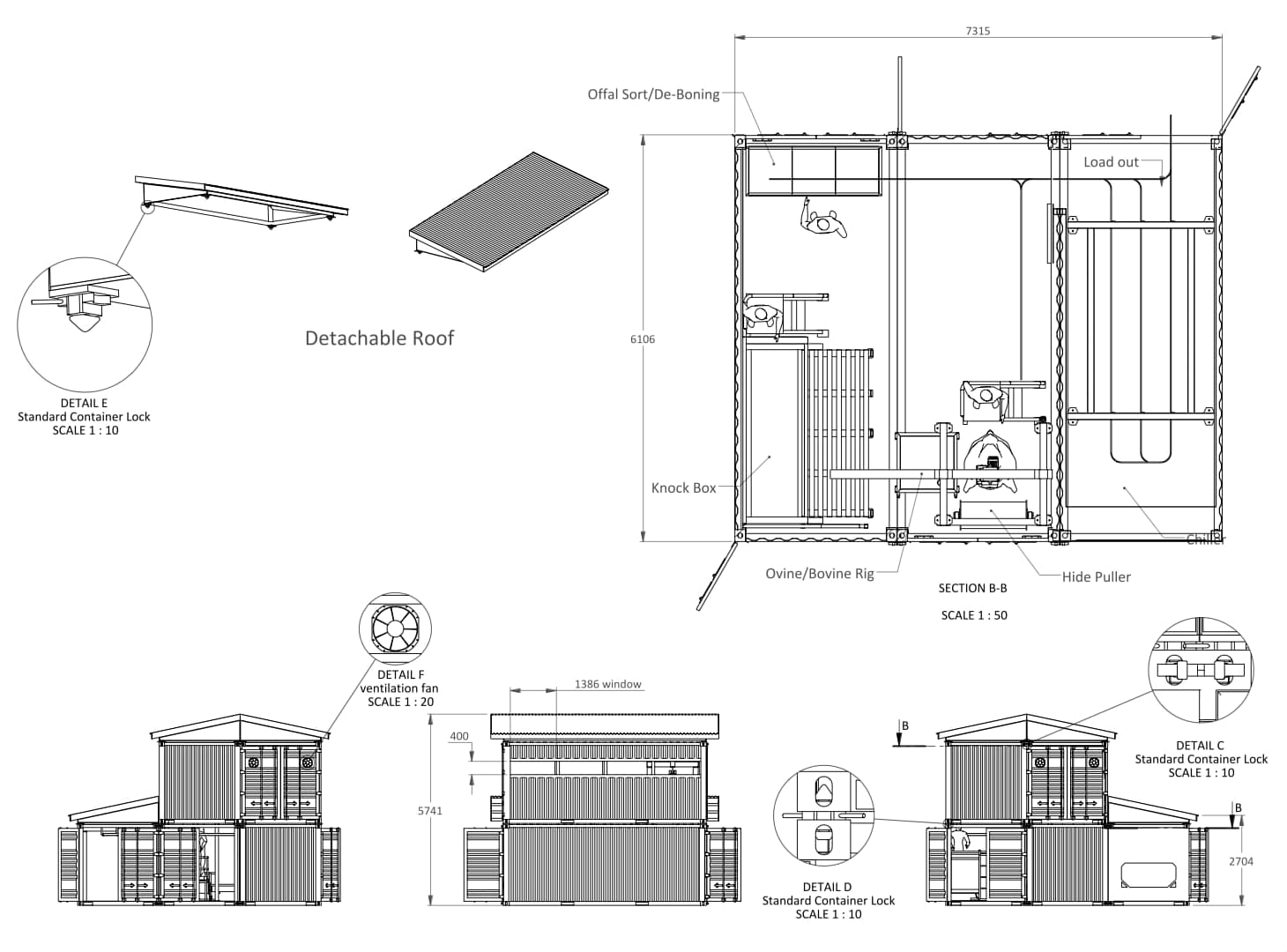 relocatable micro cattle abattoir 2